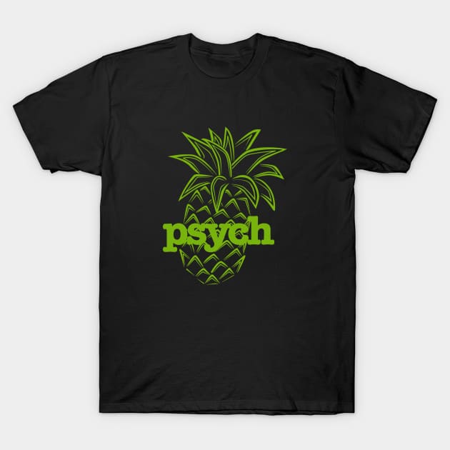 Psych Pineapple Sherpa T-Shirt by Fauzi ini senggol dong